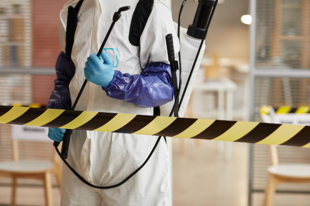 Professional Sewage Cleanup technician working in Utica, SC